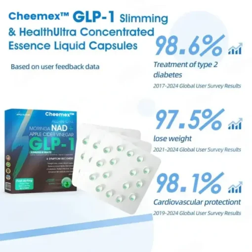 Cheemex™ GLP-1 Slimming & Health Ultra Concentrated Essence Liquid Pearls