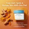 Cheemex® Kojic Acid Turmeric TX Toner Pad 70pads - Dark Spot & Pigmentation Care for Uneven Skin Tone