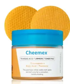 Cheemex® Kojic Acid Turmeric TX Toner Pad 70pads - Dark Spot & Pigmentation Care for Uneven Skin Tone