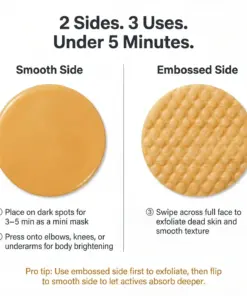 Cheemex® Kojic Acid Turmeric TX Toner Pad 70pads - Dark Spot & Pigmentation Care for Uneven Skin Tone